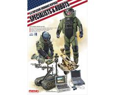 MENG modèle 1 : 35 US munitions Explosives élimination des spécialistes et Robots Figurines (Multicolore)