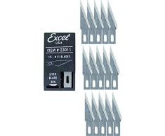 Excel Lames # 11 Lame de précision, Double aiguisé Hobby Lames de Couteaux, Lot de 15 avec Distributeur