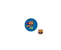 Atosa-15134 Set de Deux Assiettes FC Barcelone, Couleur Bleu (15134