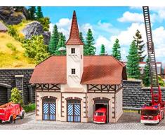 Noch- Caserne de Pompiers avec Micro-Son sirène, 66380, coloré