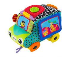 TOMY Lamaze - Jouet Éveil Le Bus Des Premières Découvertes L27180, Jouet Bébé Multi-Activités avec Miroir, Boucle, Bouton et Ceinture, Jouet dÉveil pour Bébé, Jouet Interactif Multicolore dès 12mois+
