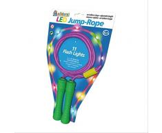 alldoro 60345 Corde à Sauter LED Multicolore