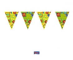 Folat- Schulanfang Bunting Garland Fanions, 61307, Multicolore, 1 pièce