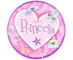 amscan International Assiette prismatique Princesse