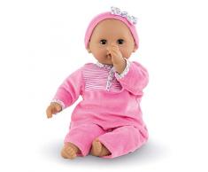 Corolle- Bébé Calin Maria Fleurs Poupon, 100300, Rose