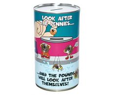 Can Tastic- Tirelire, P1031, Multicolore