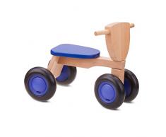 New Classic Toys - 11421 - Tricycle - Bois De Hêtre - Road Star - Bleu