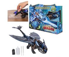 Dragons 3 - 6045436 - Jeu enfant - Figurine dAction - Krokmou Géant Cracheur de Feu - Film Dragons 3 Le Monde Caché
