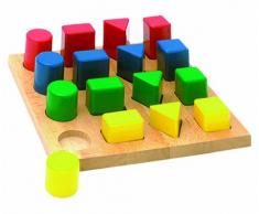 Edufun - Ef 21155 - Jouet en Bois - Géobois Tailles et Formes