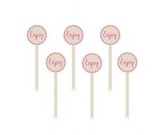 amscan 403004 Rose Buffet Word Picks