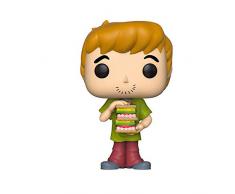 Funko- Figurines Pop Vinyle: Animation: Scooby Doo-Shaggy w/Sandwich Collection, 39949, Multicolore