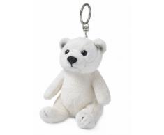 WWF - Porte-Clefs Peluche Ours Blanc - Hauteur 10cm