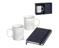 Dcasa - Coffret Cadeau Tasse avec carnet Virgo Sets de matériel Scolaire (1)