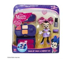 Minnie Mouse Protection MP3/MP4 Ensemble de Coffre et Compact de Maquillage, Multi