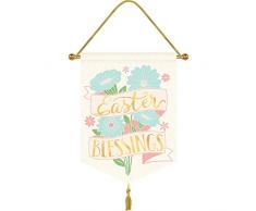 Amscan 242569 Fanions de Pâques Inscription en allemand