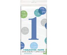 Unique Party 73303 Nappe en plastique Bleu