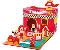 Jouéco Caserne de Pompier, 80063, 13 Pièces