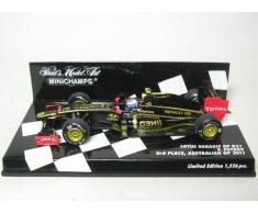 Minichamps - 410110110 - Véhicule Miniature - Lotus Renault GP 2011 V Petrov 3ème GP Australie - Echelle 1:43