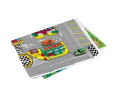 Happy People 30085 Tapis de Jeu de Rue avec 2 Voitures