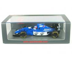 Spark- Voiture Miniature de Collection, S7402, Bleu/Blanc