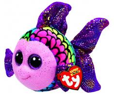 Ty - TY37242 - Beanie Boos - Peluche Flippy le Poisson 15 cm