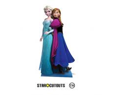 Star Cutouts - Stsc730 - Figurine Géante Carton Anna Et Elsa - Reine des Neiges - 162 Cm