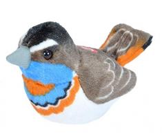 Wild Republic Gorgebleue à Miroir, Animal en Peluche avec Son, Cadeaux pour Enfants, 13 cm, 19502, Multicolore