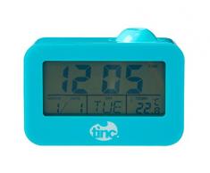 Tinc Proclkbl Light Up Vidéoprojecteur Réveil, Date, Affichage de la température, Bleu