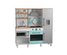 KidKraft 53421 Gourmet Chef Cuisine en bois avec machine à glaçons pour enfant - EZ Kraft Assembly™