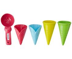 SPIELSTABIL Les cornets et la cuillère à glace spécial sable jouet de sable - Coloris Aléatoire