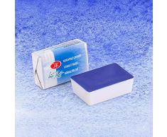 Aquarelle St Pétersbourg White Nights : pleine casserole bleu cobalt