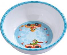 HABA 300409 – Bol pour Enfant en mélamine avec Motif Voiture de Course, Passe au Lave-Vaisselle