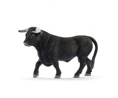 Schleich- Figurine Taureau Noir Farm World, 13875, Multicolore