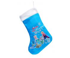 Ciao - Chaussette de Noël Disney La Reine des Neiges, bleu, M, 90908