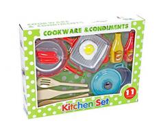 Kidz Corner 440224 Lot de 11 casseroles et Plats Multicolore