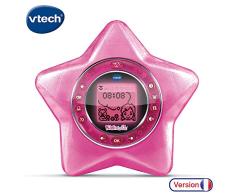 VTech - Kidimagic Starlight rose - Réveil enfant interactif avec projection animée au plafond