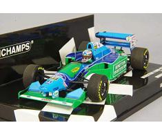 Minichamps- Voiture Miniature de Collection, 417940406, Bleu/Vert/Blanc