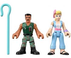 Fisher-Price Imaginext Disney Pixar Toy Story 4, lot de 2 mini-figurines Commando-Carl et La Bergère, jouet pour enfant dès 3 ans, GFD13