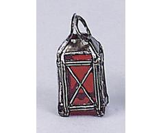 Rulke Rulke020622 20 mm Rouge Crèche de Noël Lanterne en étain