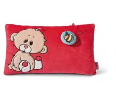 NICI- Coussin rectangulaire Abeille et bébé Ours 43x25cm, 44484