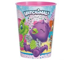Unique Party 59307 Hatchimals Plastique Tasse, 453,6 gram