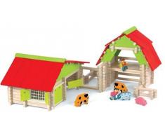 JeuJura - Jouet en bois - Jolie Ferme - 240 Pieces