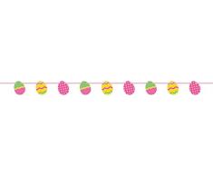 Unique Party 6,5 m Guirlande en Papier découpé œufs de Pâques