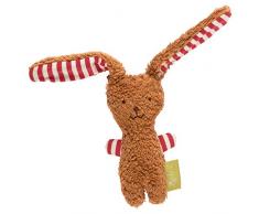 Sigikid, Filles et Garçons, Hochet Lapin Green Collection, Jouets pour bébés, Recommandé à partir de 3 mois, Brun, 39179