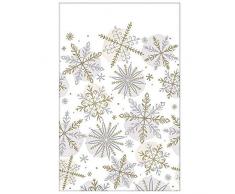 Amscan 572174 Nappe en Flocons de Neige Brillant 1,37 m x 2,59 m