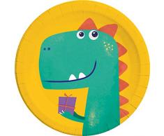 Procos Partyware- Assiettes, 96779, Jaune