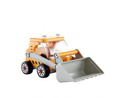 Hape - E3012 - Jeu dImitation en Bois - Le Chantier - Super Pelleteuse