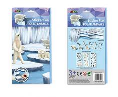 Avenir - Sticker Fun animaux polaires, Color Coloration - 15 - version espagnole