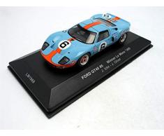 Ixo- Voiture Miniature de Collection, LM1969, Bleu/Orange