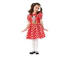 Rubies-déguisement officiel - Disney- Déguisement Costume Classique Minnie Rouge - Taille L- I-883859L